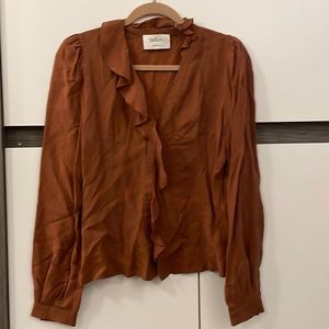 Ba&sh blouse with ruffles